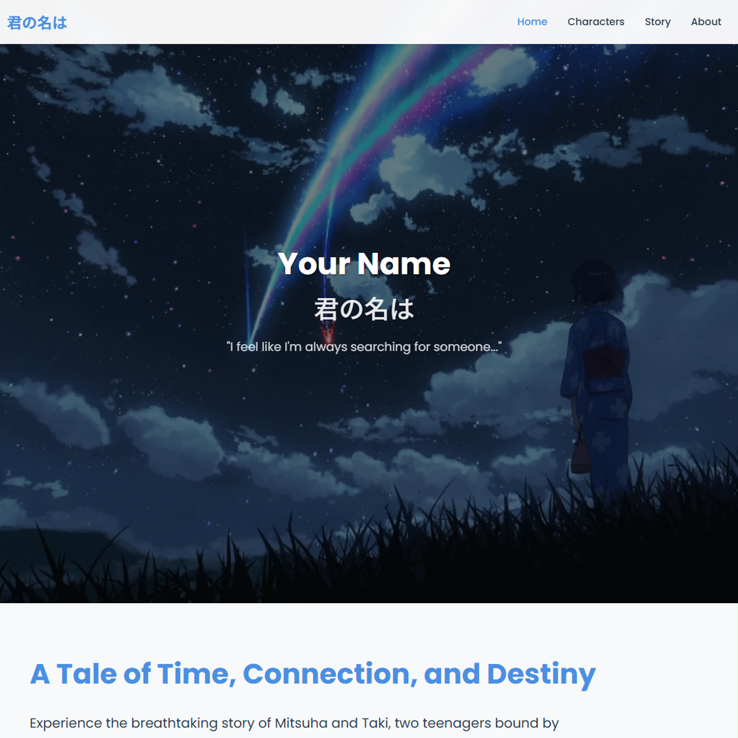 Your Name Fanpage